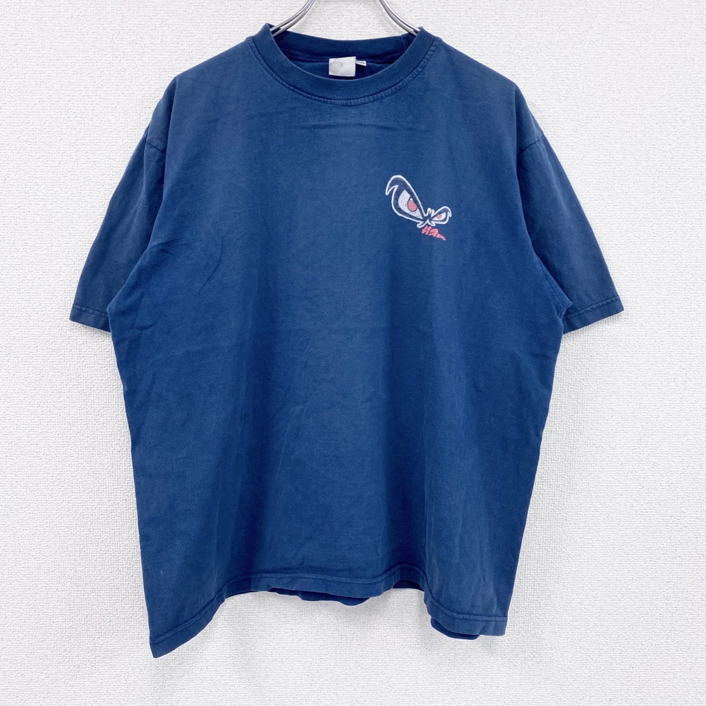 ～00s　NO FEAR　ノーフィアー　半袖プリントTシャツ　ヴィンテージ　紺　ネイビー　2XLサイズ