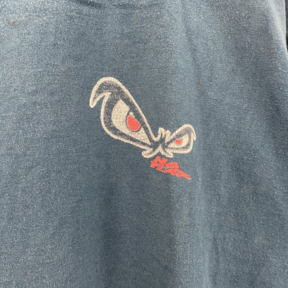 ～00s　NO FEAR　ノーフィアー　半袖プリントTシャツ　ヴィンテージ　紺　ネイビー　2XLサイズ