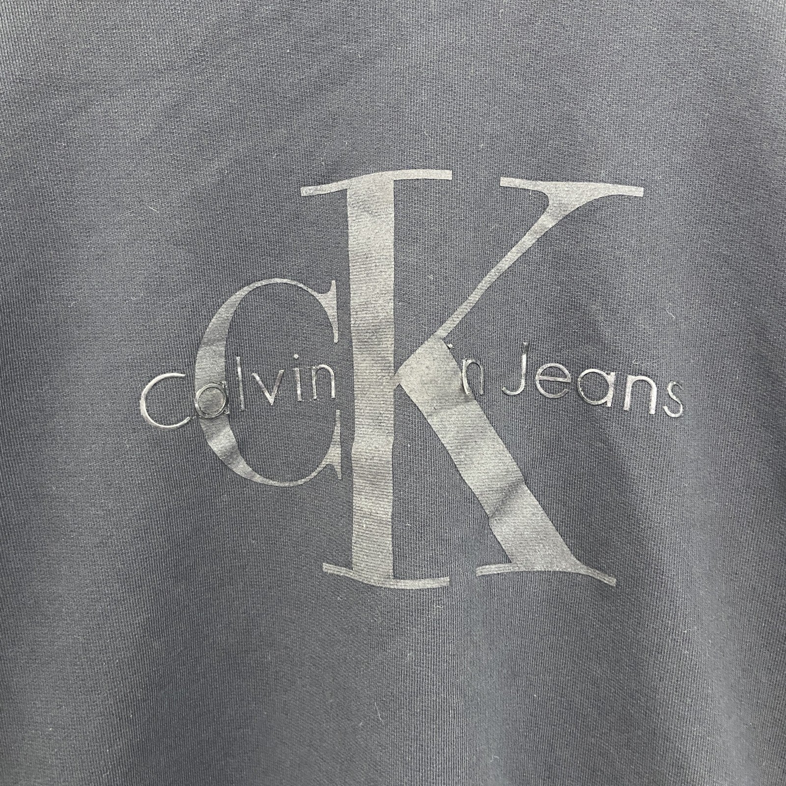 Calvin Klein Jeans　カルバンクライン ジーンズ　スウェット/トレーナー　黒　ブラック　Lサイズ