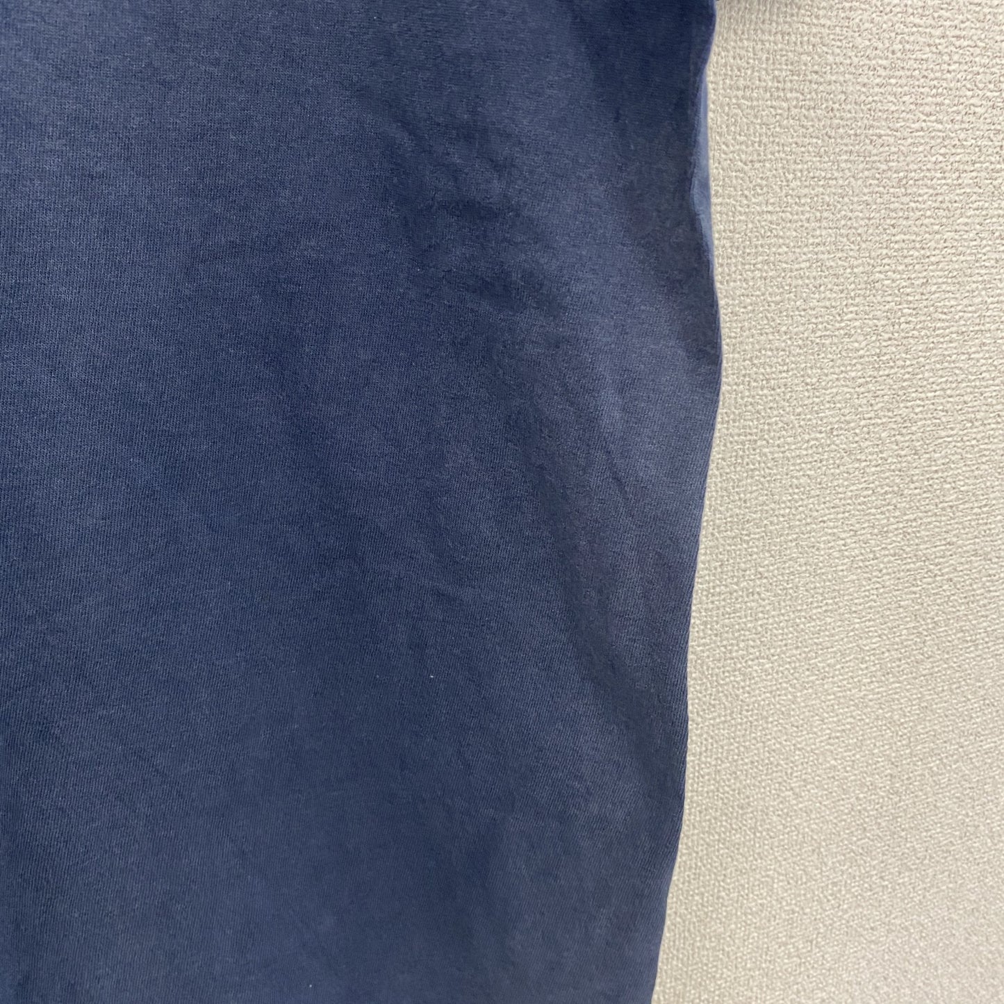 90s～　LEE　リー　半袖プリントTシャツ　フェード　デカロゴ　ヴィンテージ　紺　ネイビー　Lサイズ