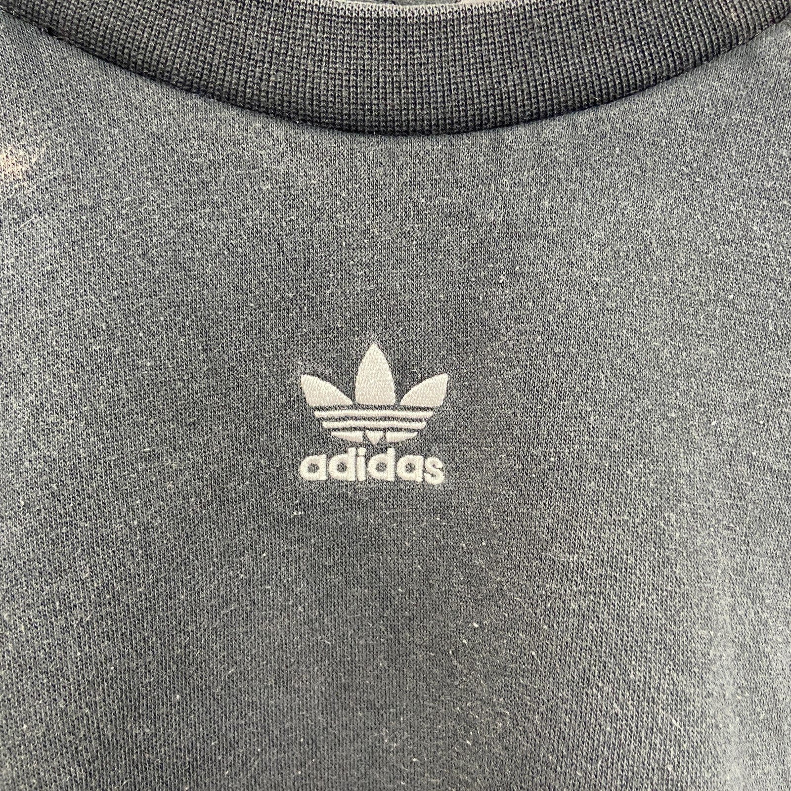 adidas　アディダス　スウェット/トレーナー　スリーストライプス　バイカラー　赤　黒　Sサイズ