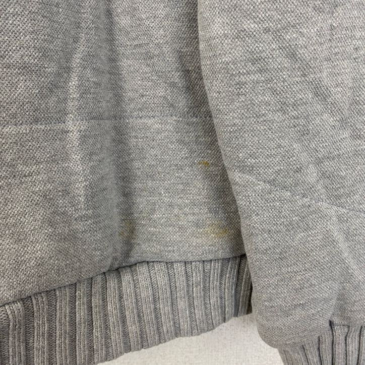 古着 used Quiksilver クイックシルバー　長袖フルジップパーカー　ブルゾン　ジャケット　アウター　グレー　Sサイズ