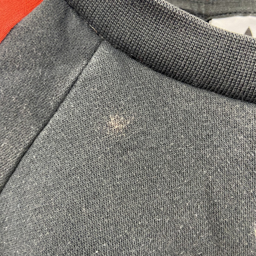 adidas　アディダス　スウェット/トレーナー　スリーストライプス　バイカラー　赤　黒　Sサイズ