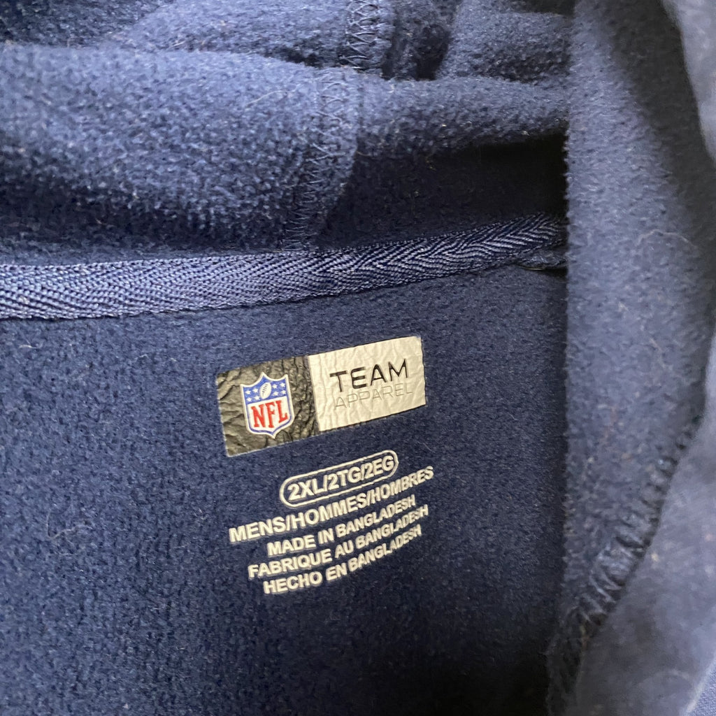 NFL　TEAM APPAREL　スウェットパーカー/フーディー　紺　ネイビー　2XLサイズ
