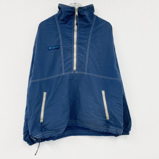 90s　Columbia　コロンビア　アノラックパーカー　ヴィンテージ　青　ブルー　Lサイズ