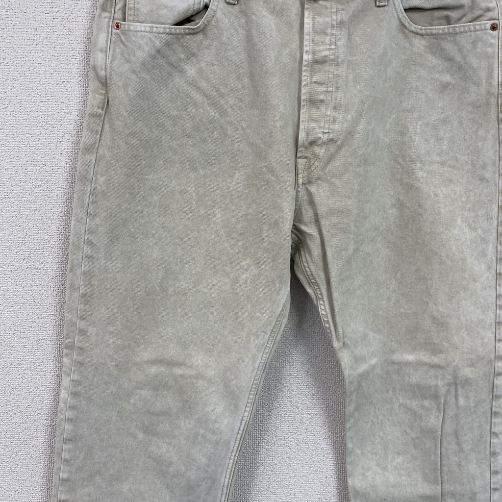 Calvin Klein　カルバンクライン　デニムパンツ/ジーンズ　ボタンフライ　ベージュ　W38サイズ
