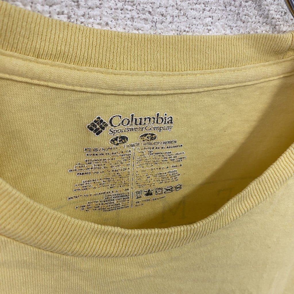 Columbia　コロンビア　半袖プリントTシャツ　黄色　イエロー　Lサイズ