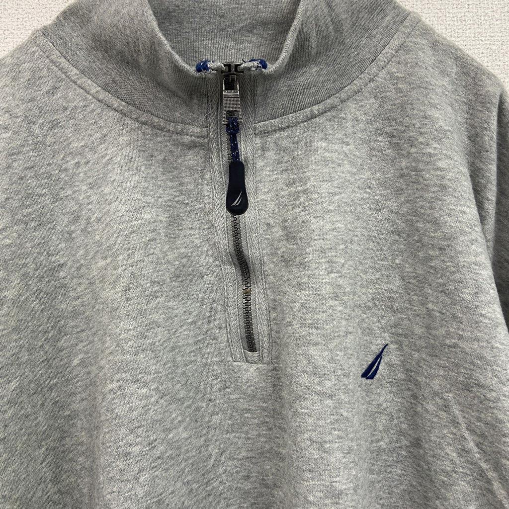 NAUTICA　ノーティカ　ハーフジッップスウェット/トレーナー　灰色　グレー　3XLサイズ
