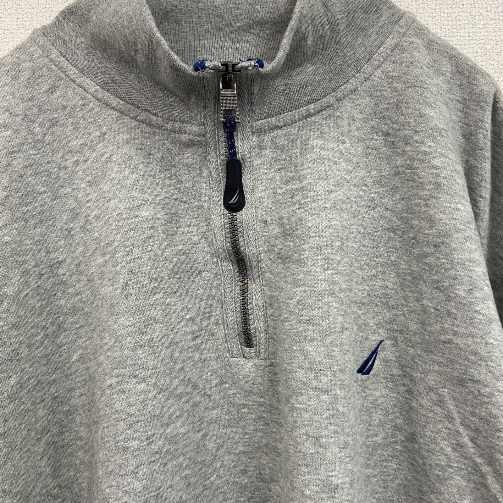 NAUTICA　ノーティカ　ハーフジッップスウェット/トレーナー　灰色　グレー　3XLサイズ