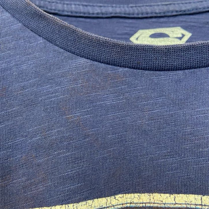 古着 used　SUPERMAN　スーパーマン　マーベル　半袖プリントムービーTシャツ　DCコミックス　映画　ネイビー　Lサイズ