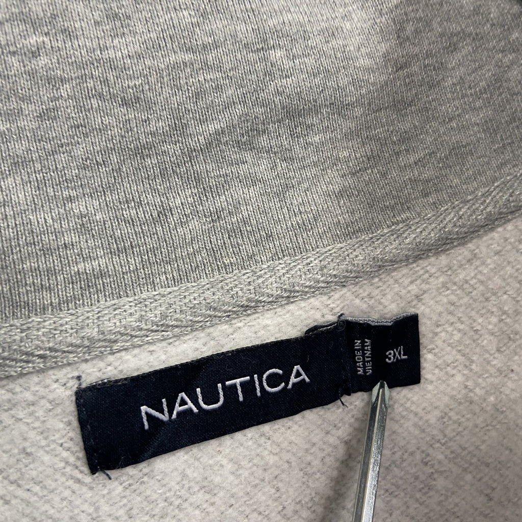 NAUTICA　ノーティカ　ハーフジッップスウェット/トレーナー　灰色　グレー　3XLサイズ