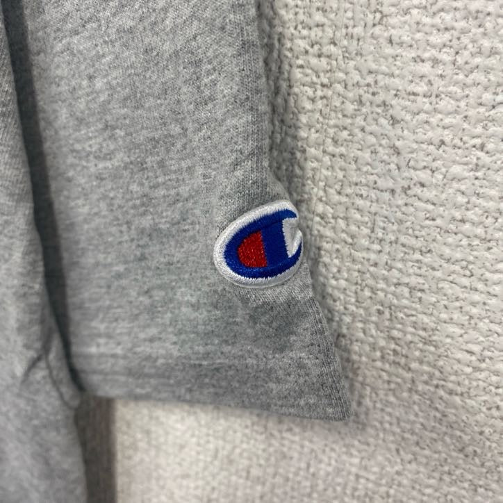 古着 used　champion チャンピオン　半袖プリントカレッジTシャツ　リバティ大学　1971　レトロ　グレー　XLサイズ