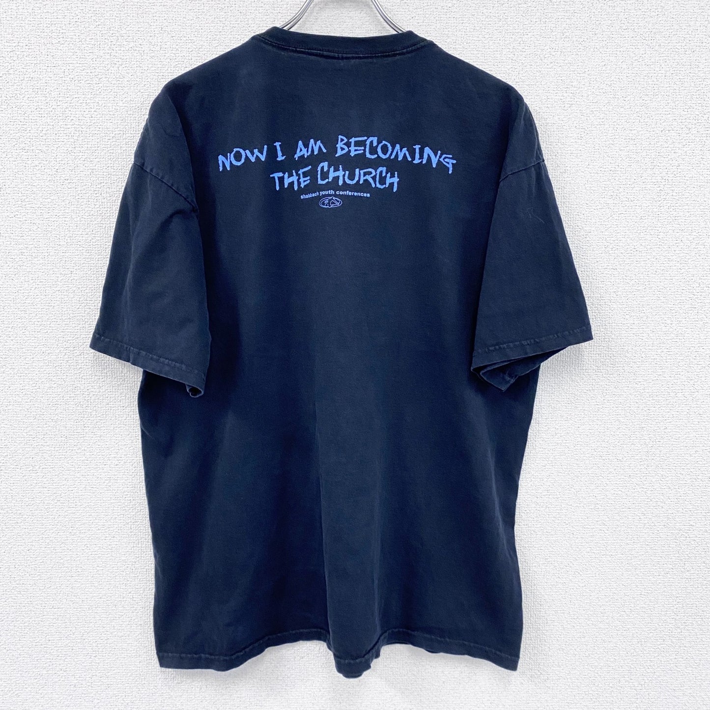 GILDAN　ギルダン　半袖メッセージプリントTシャツ　黒　ブラック　XLサイズ