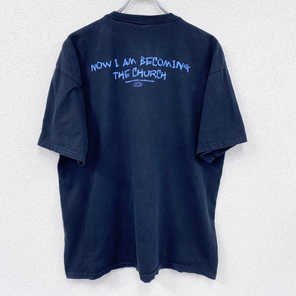GILDAN　ギルダン　半袖メッセージプリントTシャツ　黒　ブラック　XLサイズ