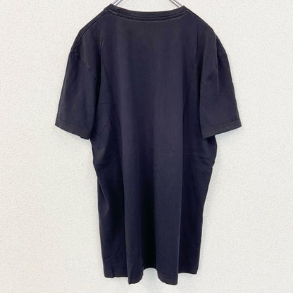 古着 used　TOM TAILOR　トムテイラー　半袖デザインプリントTシャツ　クルーネック　黒　ブラック　XLサイズ