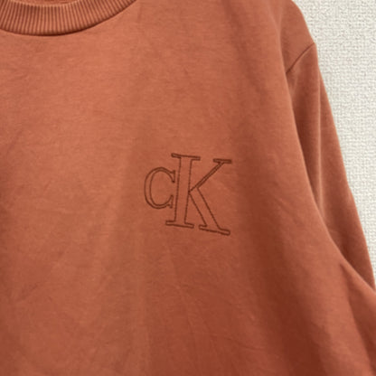 Calvin Klein　カルバンクライン　スウェット/トレーナー　朱色　Sサイズ