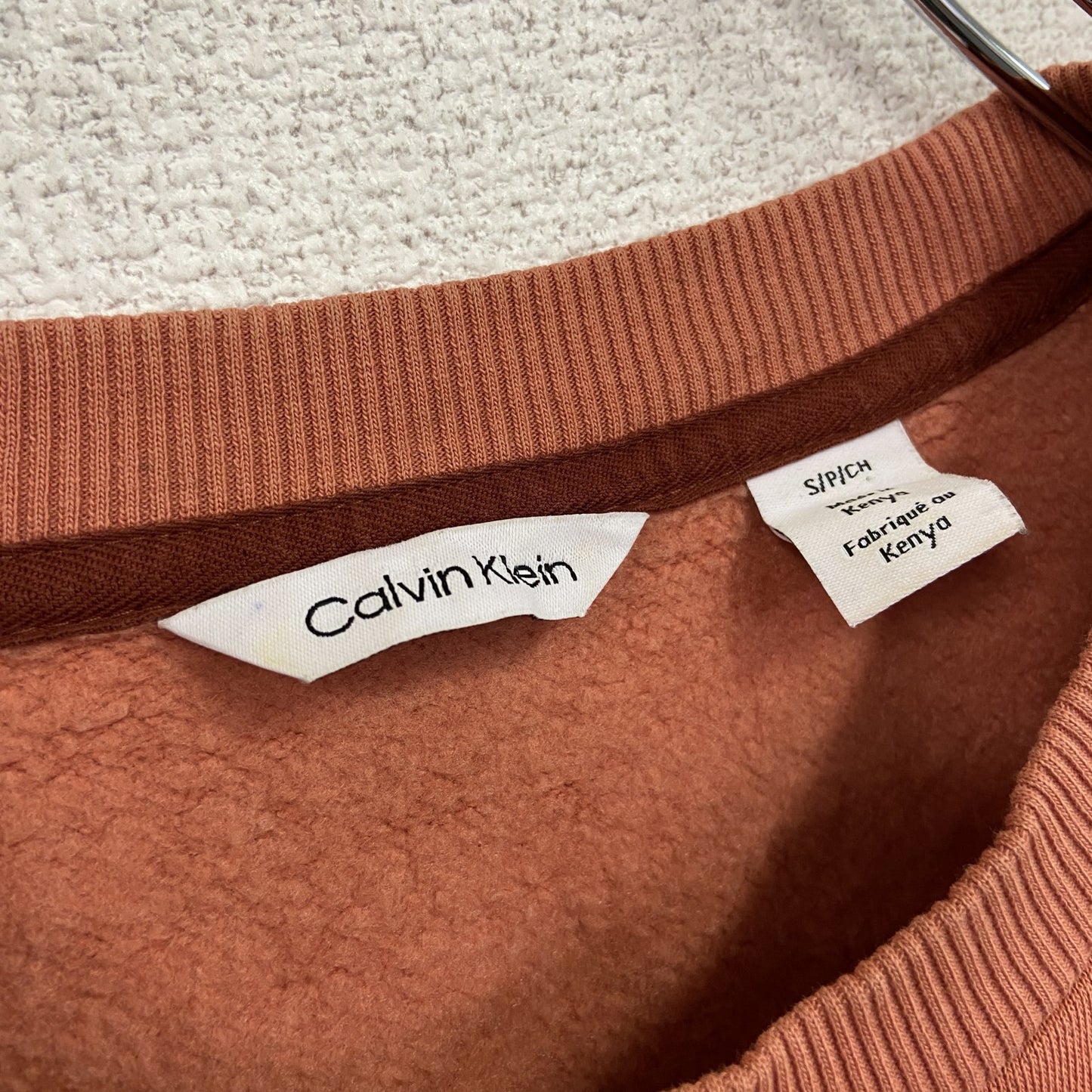 Calvin Klein　カルバンクライン　スウェット/トレーナー　朱色　Sサイズ