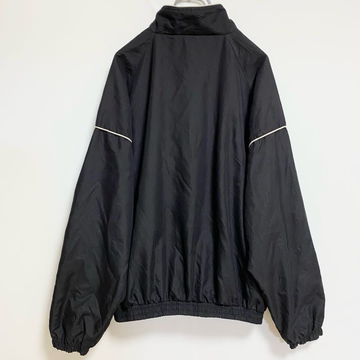 SIMPLY FOR SPORTS　フルジップジャケット　ハイネック　ストリート　無地　黒　ブラック　Lサイズ