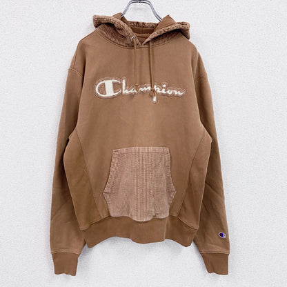 Champion　チャンピオン　スウェットパーカー/フーディー　茶色　ブラウン　Mサイズ