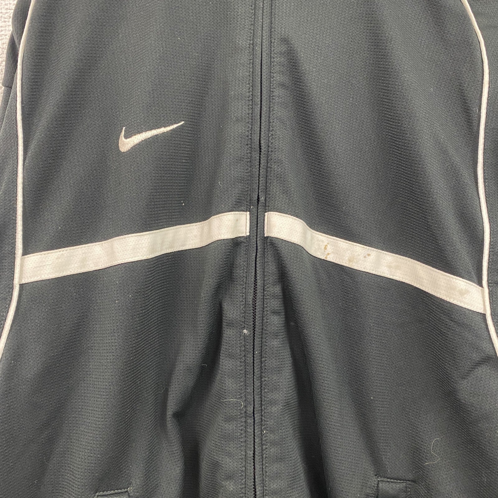 00s　NIKE　ナイキ　トラックジャケット/ジャージ　ヴィンテージ　黒　ブラック　Mサイズ