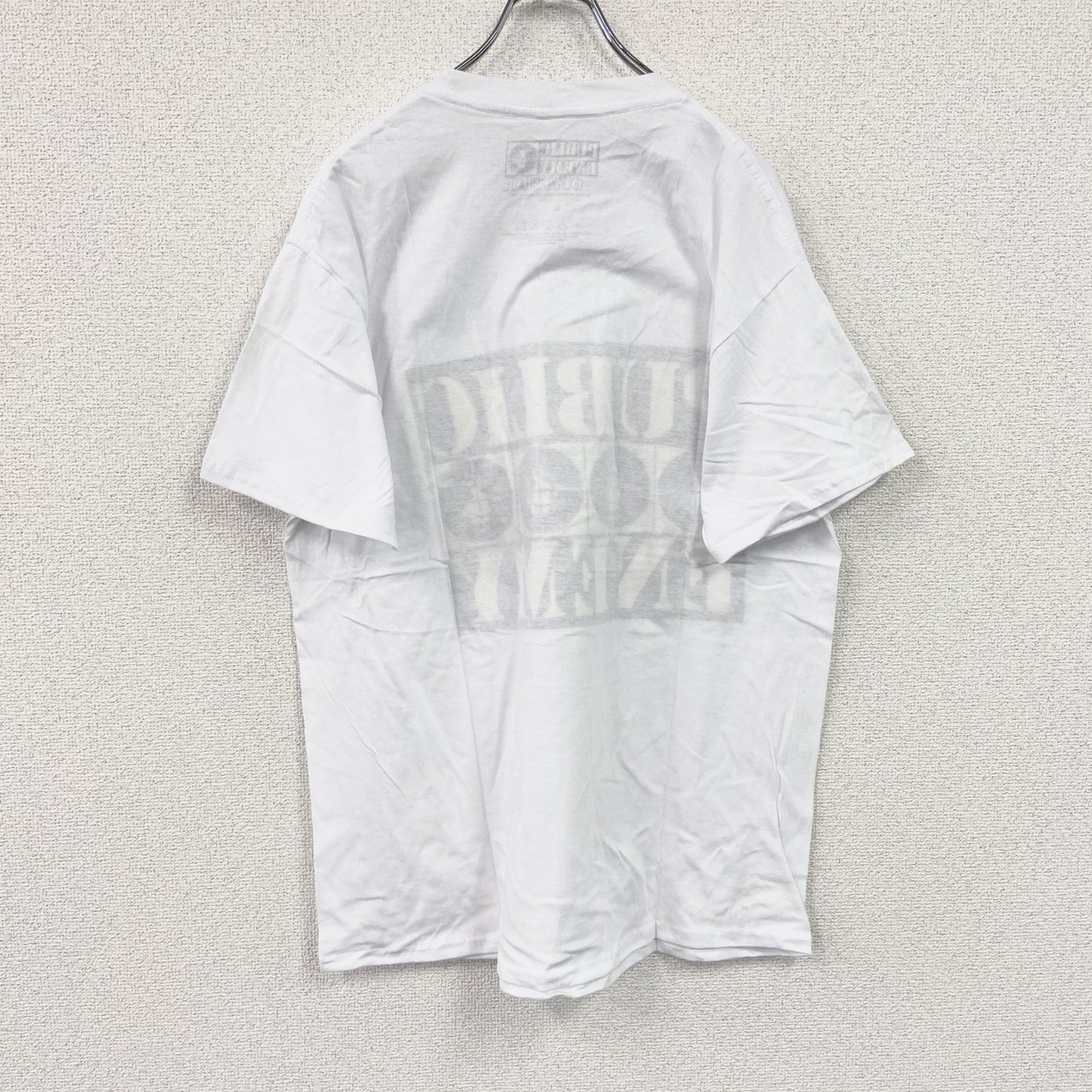PUBLIC ENEMY　パブリックエネミー　Four Logos　プリントTシャツ　ラップT　白　ホワイト　Lサイズ【新品・正規品】