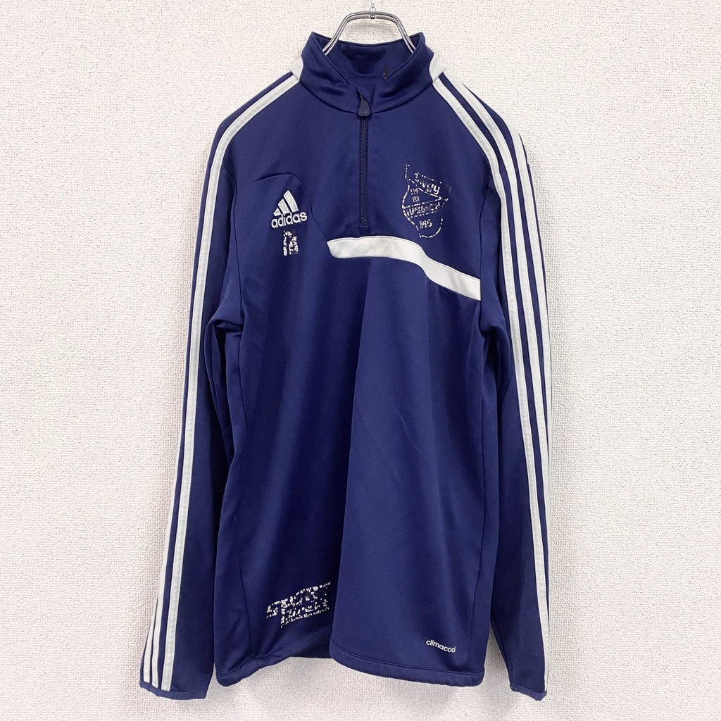 adidas　アディダス　トラックジャケット/ジャージ　紺　ネイビー　Mサイズ