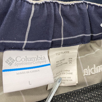 Columbia　コロンビア　ホークスヒルショーツ　ハーフパンツ/ショートパンツ　ウィンドウ柄　灰色　グレー　Lサイズ