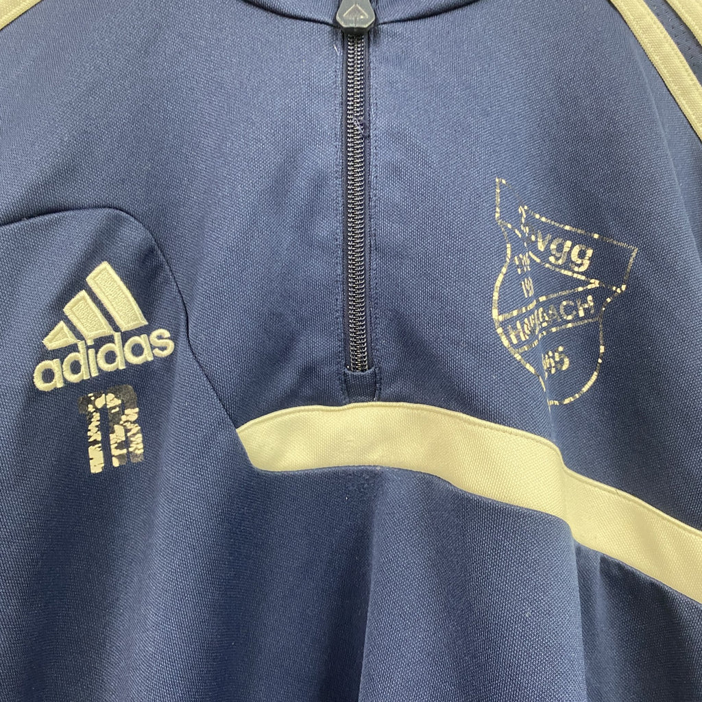 adidas　アディダス　トラックジャケット/ジャージ　紺　ネイビー　Mサイズ