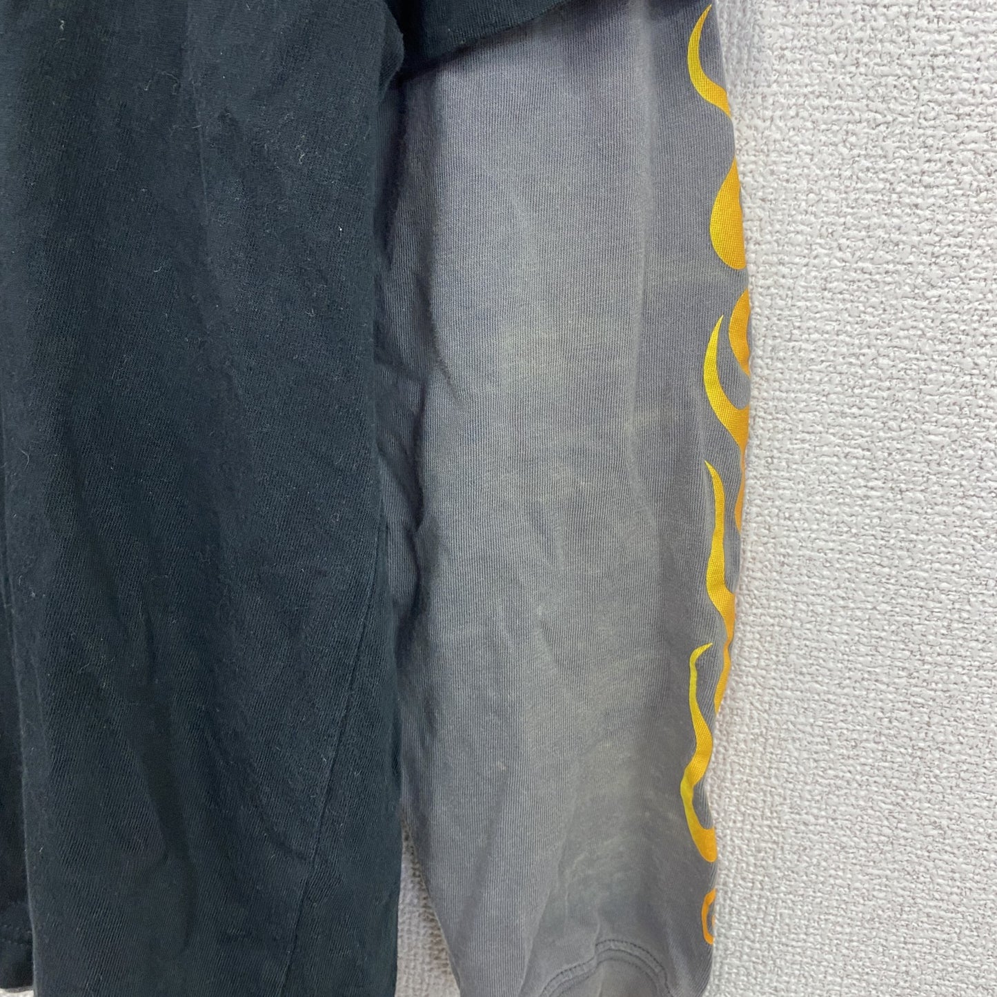 90s～　PIKO　ピコ　長袖Tシャツ/ロンT　レイヤードデザイン　ヴィンテージ　黒　ブラック　Mサイズ