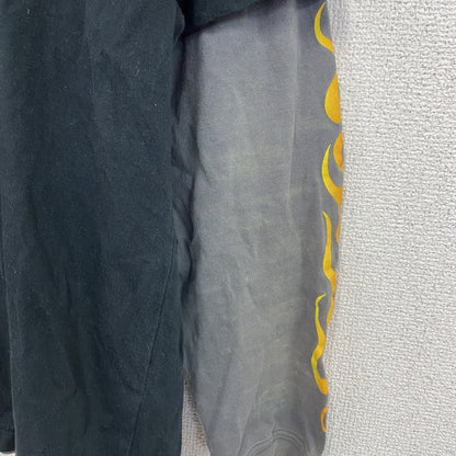 90s～　PIKO　ピコ　長袖Tシャツ/ロンT　レイヤードデザイン　ヴィンテージ　黒　ブラック　Mサイズ