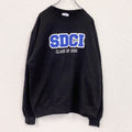 Champion　チャンピオン　スウェット/トレーナー　刺繍ロゴ　クルーネック　現行　黒　ブラック　XLサイズ