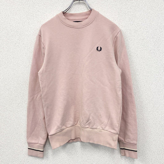 FRED PERRY　フレッド ペリー　スウェット/トレーナー　ピンク　Sサイズ