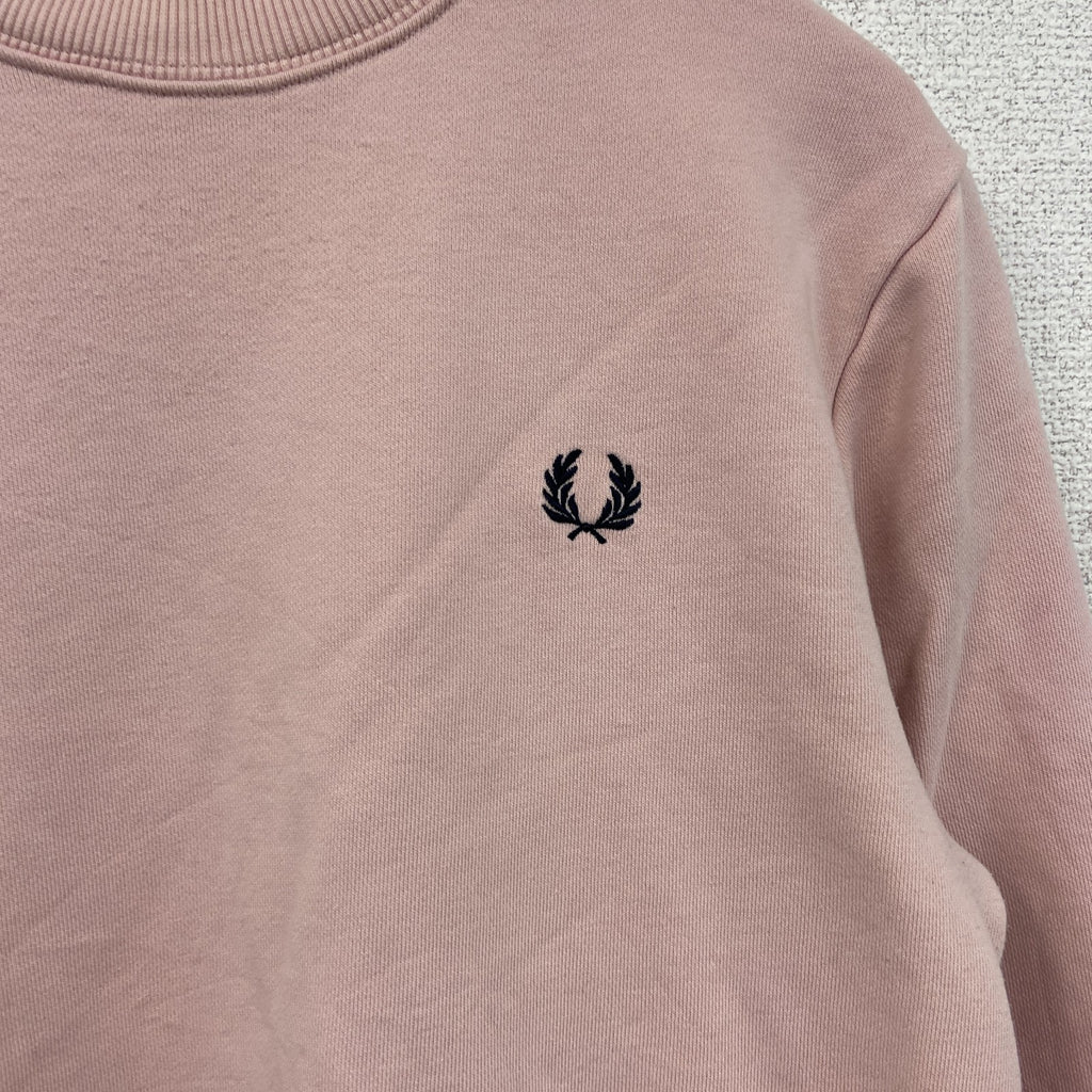 FRED PERRY　フレッド ペリー　スウェット/トレーナー　ピンク　Sサイズ