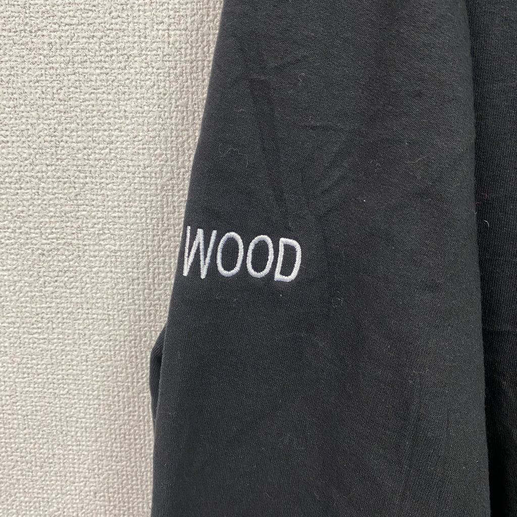 Champion　チャンピオン　スウェット/トレーナー　刺繍ロゴ　クルーネック　現行　黒　ブラック　XLサイズ