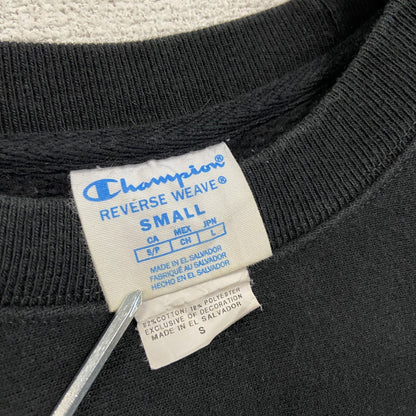 Champion　チャンピオン　リバースウィーブ　スウェット/トレーナー　カレッジロゴ　黒　ブラック　Sサイズ