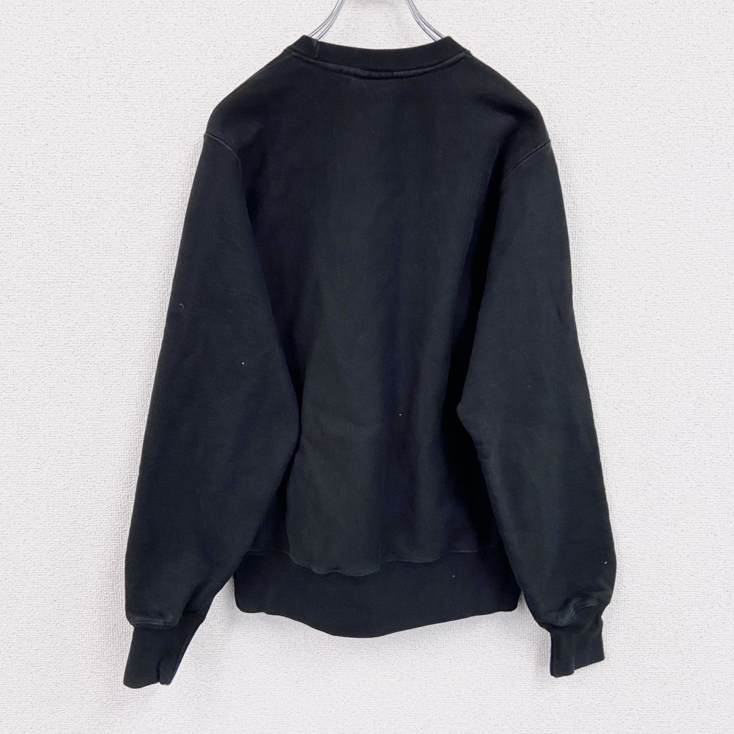 Champion　チャンピオン　リバースウィーブ　スウェット/トレーナー　カレッジロゴ　黒　ブラック　Sサイズ