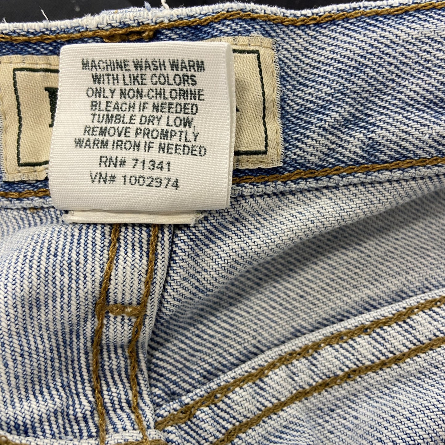 L.L.Bean　エルエルビーン　デニムパンツ/ジーンズ　ジップフライ　インディゴ　W32サイズ