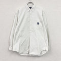 Ralph Lauren　ラルフローレン　長袖ボタンダウンプルオーバーシャツ　白　ホワイト　Lサイズ