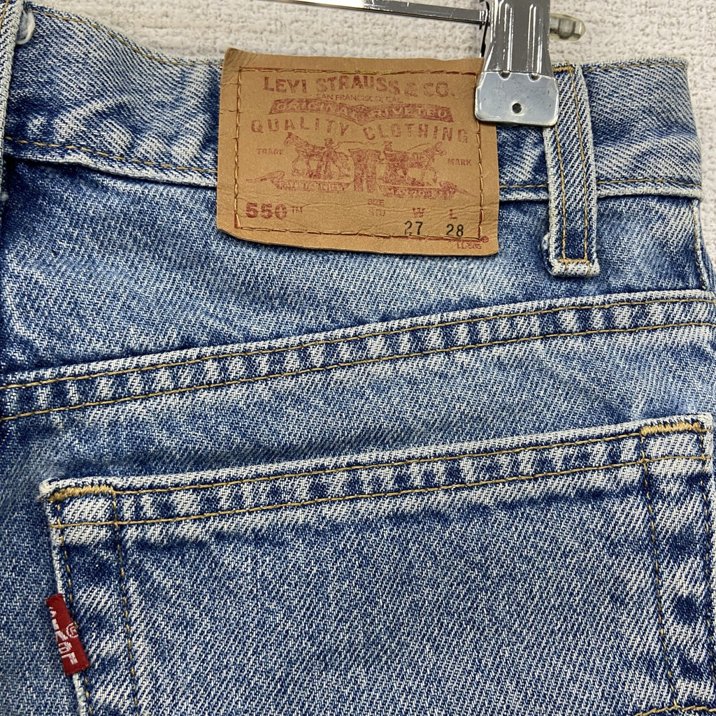 Levi's　リーバイス　550　デニムパンツ/ジーンズ　ジップフライ　縦落ち　インディゴ　W27サイズ