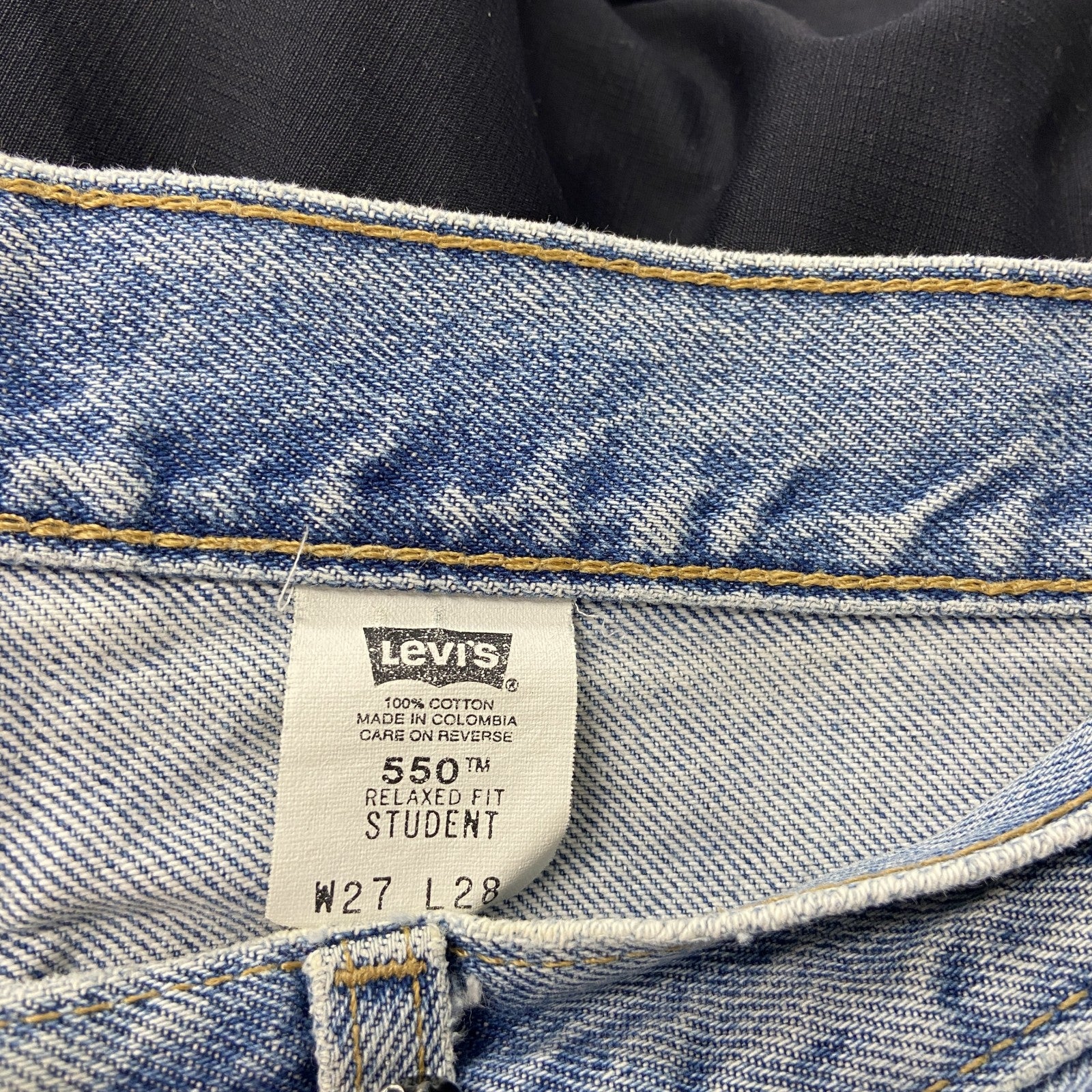 Levi's　リーバイス　550　デニムパンツ/ジーンズ　ジップフライ　縦落ち　インディゴ　W27サイズ