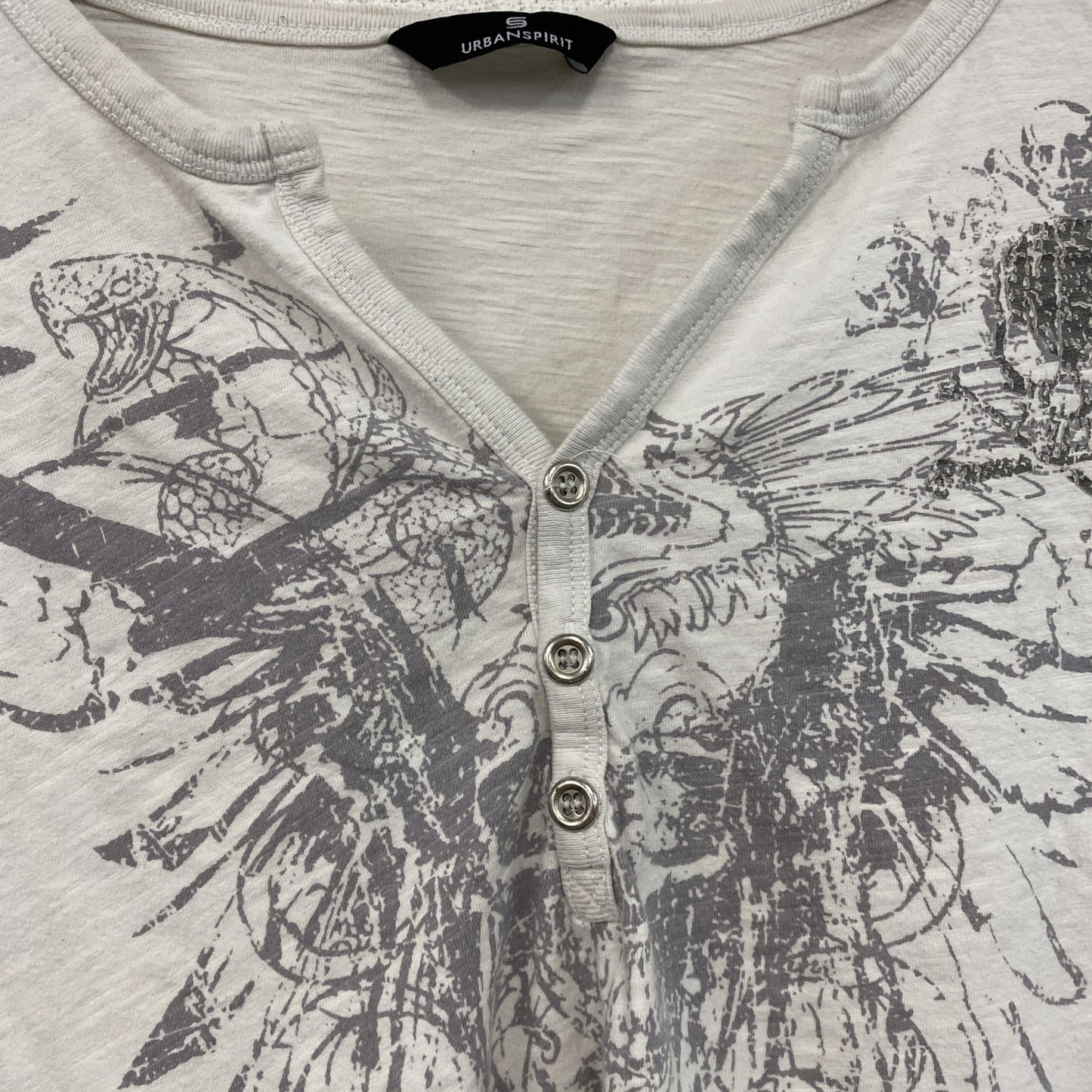 URBANSPIRIT　長袖Tシャツ/ロンT　Y2K　白　ホワイト