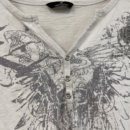 URBANSPIRIT　長袖Tシャツ/ロンT　Y2K　白　ホワイト