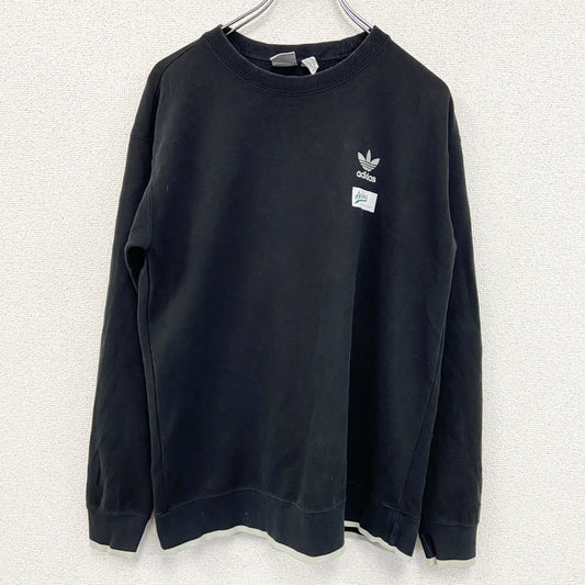 adidas　アディダス　スウェット/トレーナー　黒　ブラック　Sサイズ