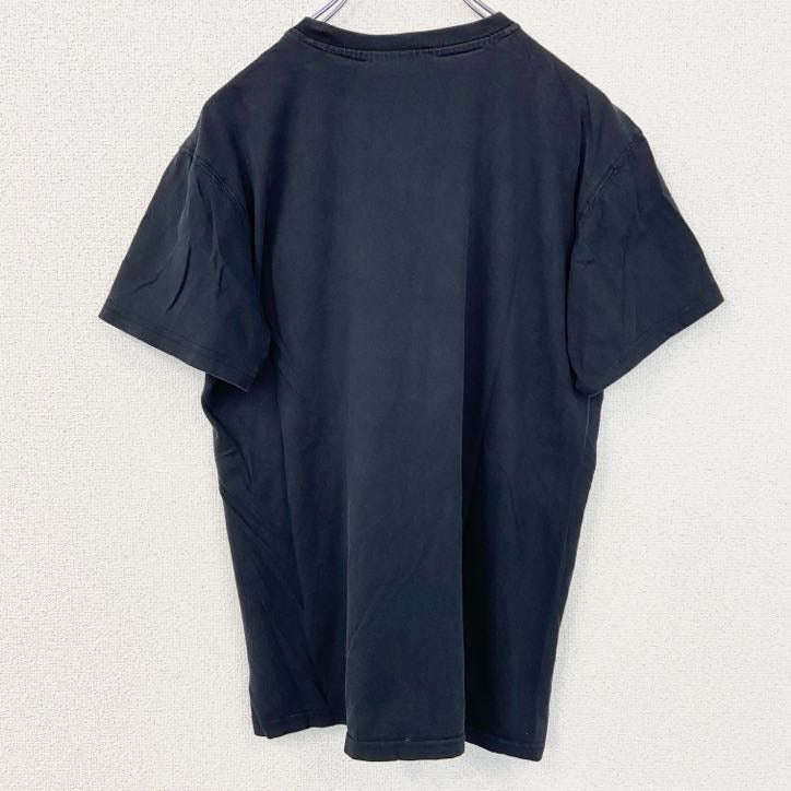 古着 used　SIMPSONS　シンプソンズ　半袖キャラクタープリントTシャツ　クルーネック　黒　ブラック　カジュアルデザイン