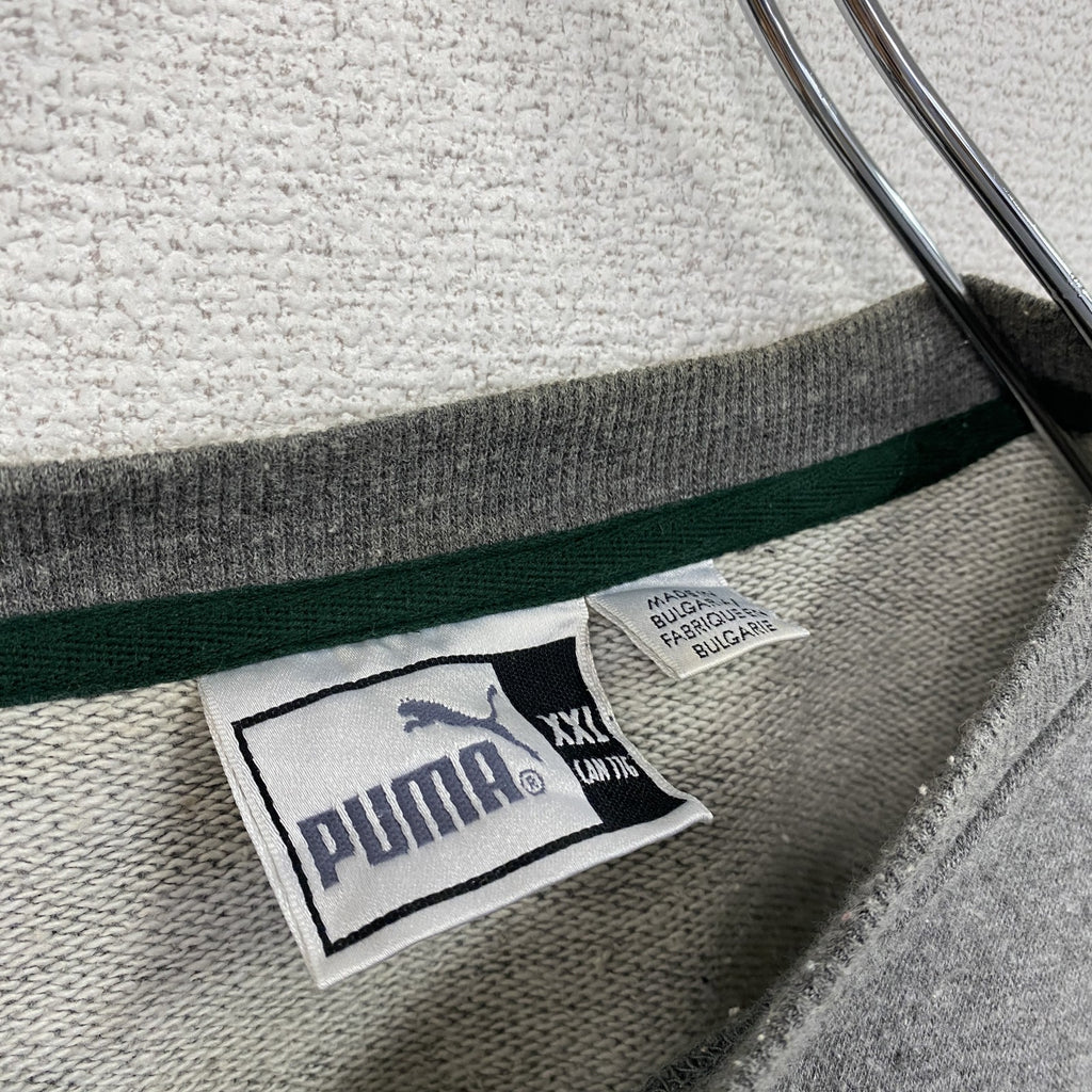 90s　PUMA　プーマ　スウェット/トレーナー　ヴィンテージ　灰色　グレー　XXLサイズ