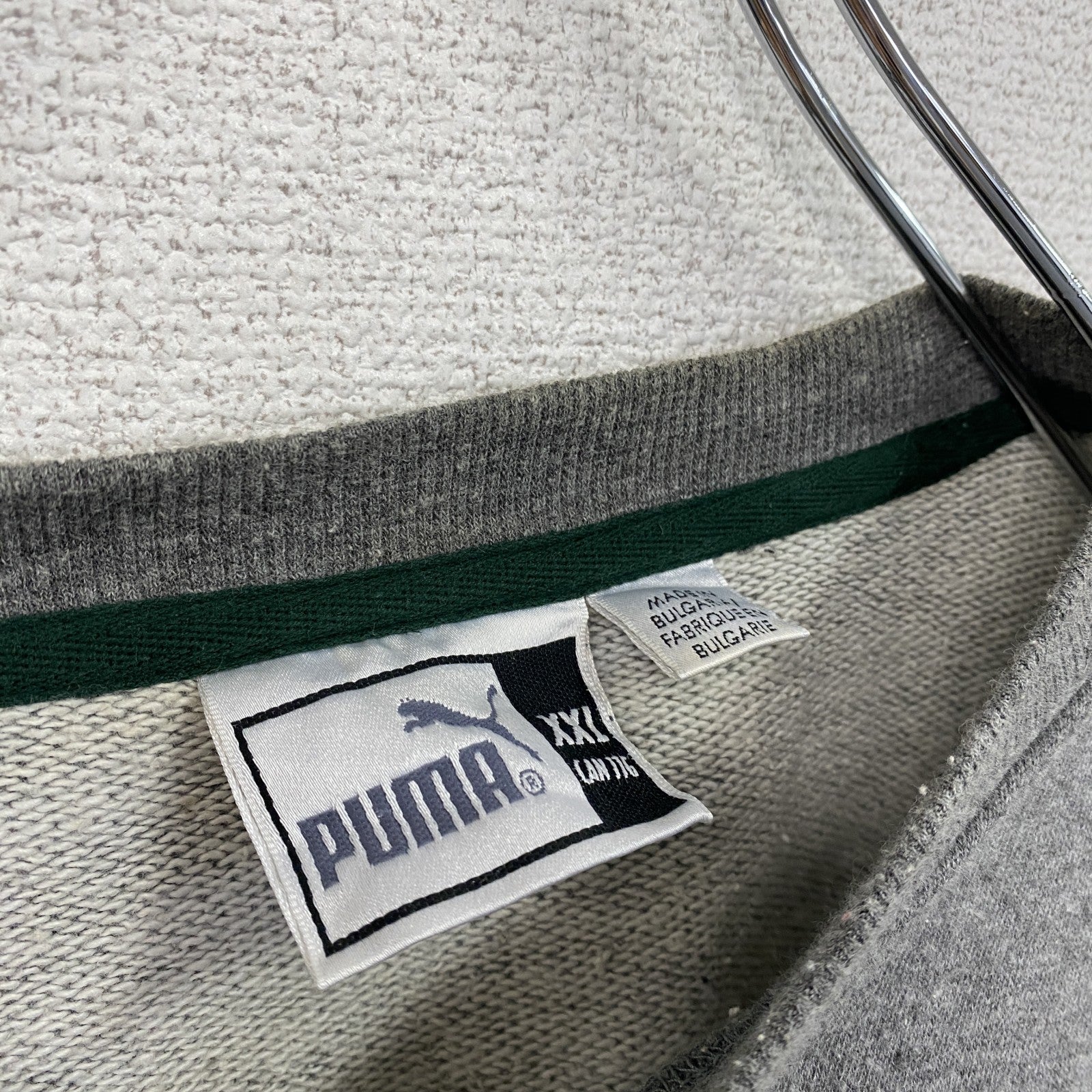 90s　PUMA　プーマ　スウェット/トレーナー　ヴィンテージ　灰色　グレー　XXLサイズ