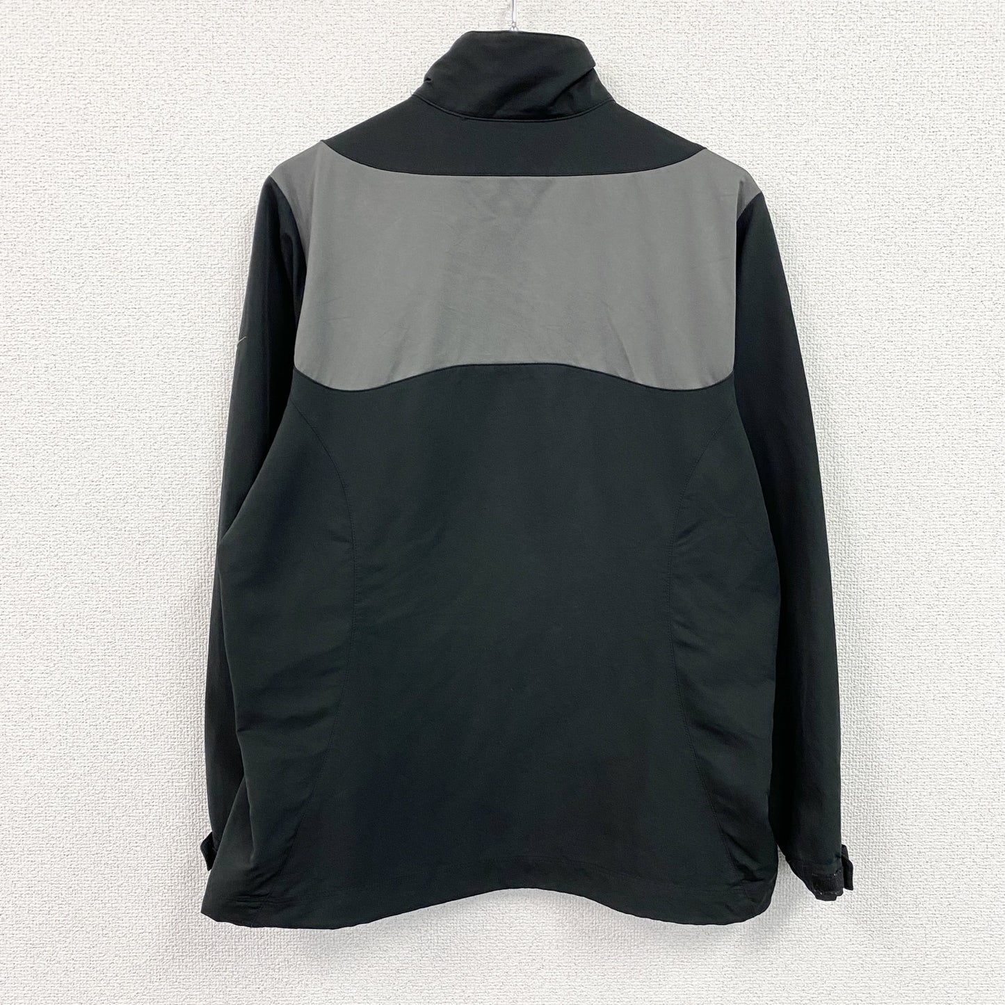 NIKE GOLF　ナイキゴルフ　ハーフジップトラックジャケット/ジャージ　スウッシュ　黒　ブラック　Lサイズ