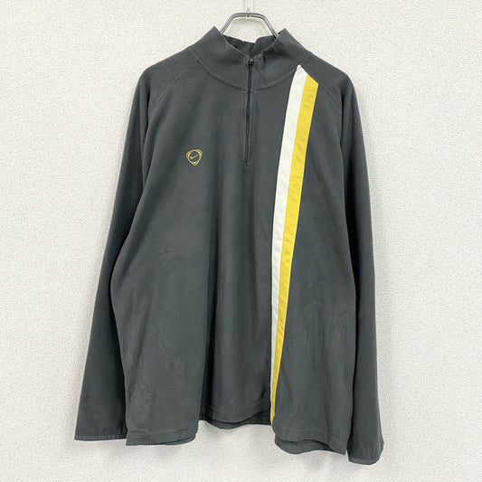 NIKE　ナイキ　THERMA-FIT　フリースジャケット/ボアジャケット　スウッシュ　灰色　グレー　2XLサイズ　