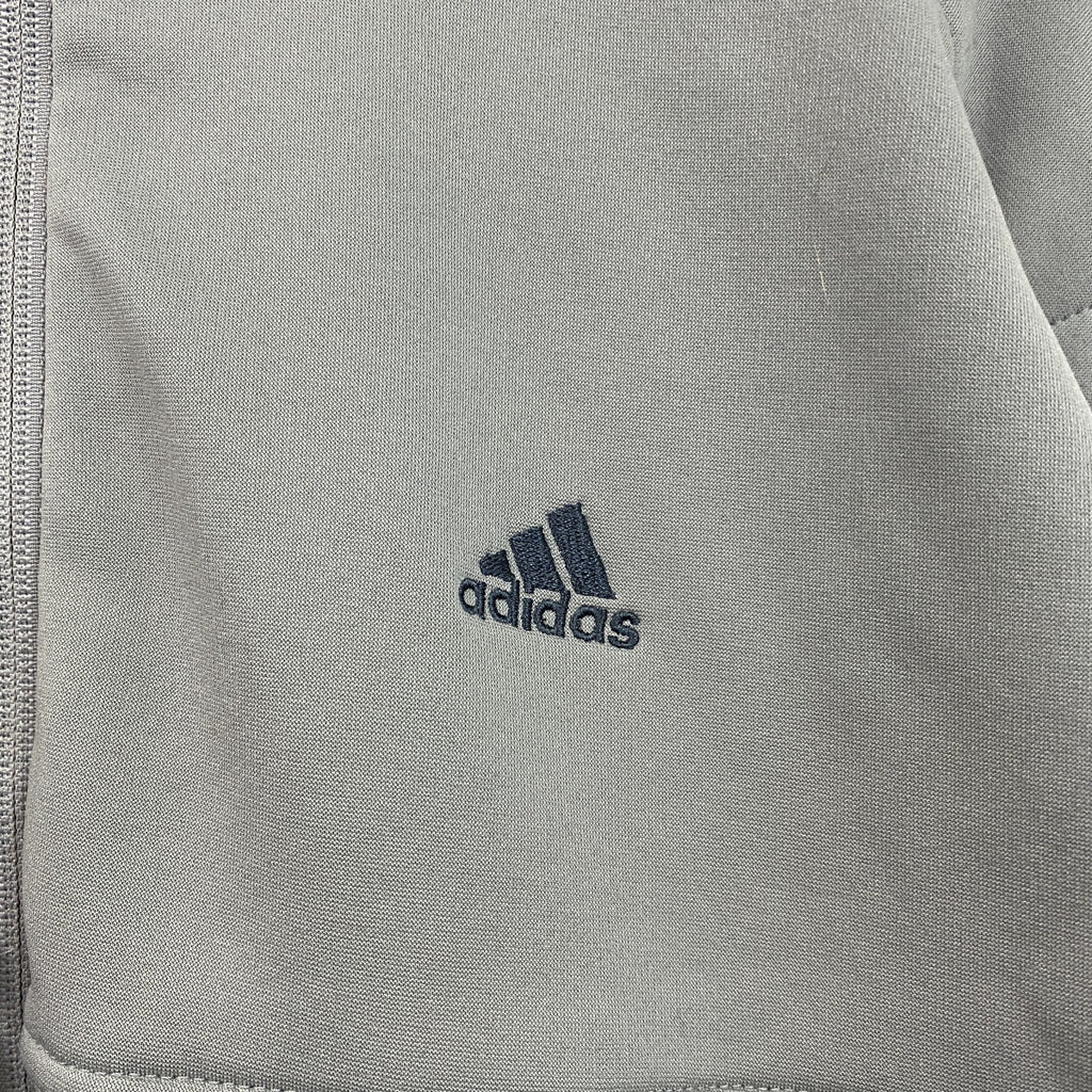 00s～　adidas　アディダス　トラックジャケット/ジャージ　ヴィンテージ　灰色　グレー　Mサイズ