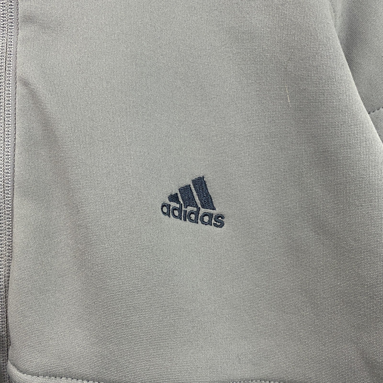 00s～　adidas　アディダス　トラックジャケット/ジャージ　ヴィンテージ　灰色　グレー　Mサイズ